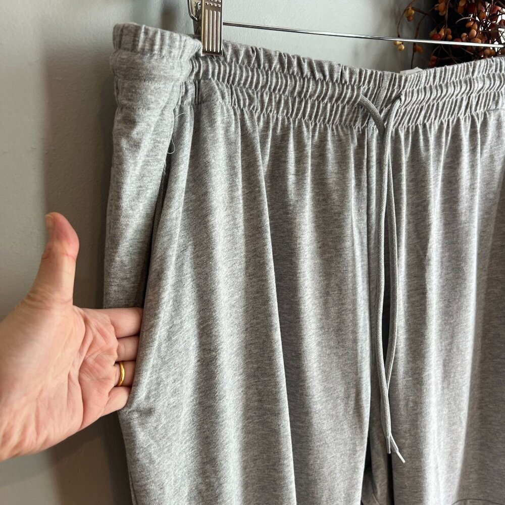 Adidas Mens Mid Rise Big and Tall Jogger Pant, 3x-large Tall, Gray - Picture 5 of 9